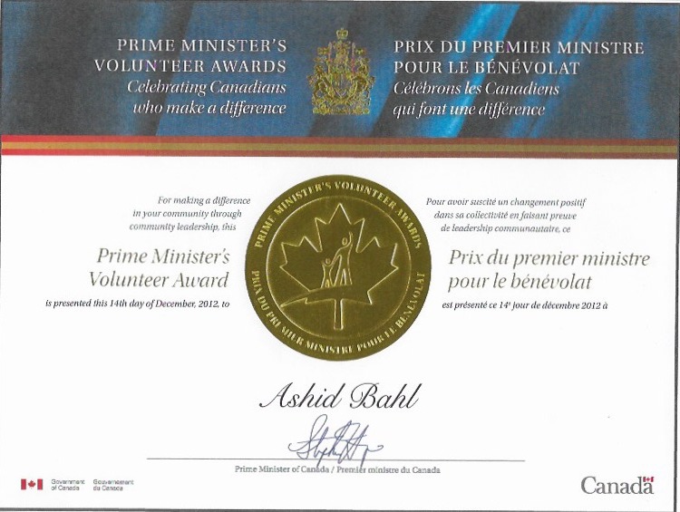 Prime Minister’s Volunteer Awards